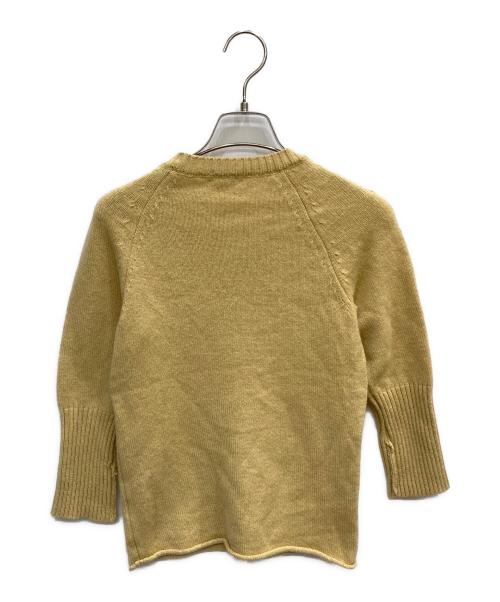 DRIES VAN NOTEN（ドリスヴァンノッテン）DRIES VAN NOTEN (ドリスヴァンノッテン) ウールラグランニット ベージュ サイズ:Sの古着・服飾アイテム