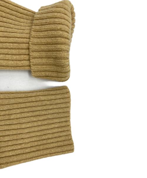 DRIES VAN NOTEN（ドリスヴァンノッテン）DRIES VAN NOTEN (ドリスヴァンノッテン) ウールラグランニット ベージュ サイズ:Sの古着・服飾アイテム