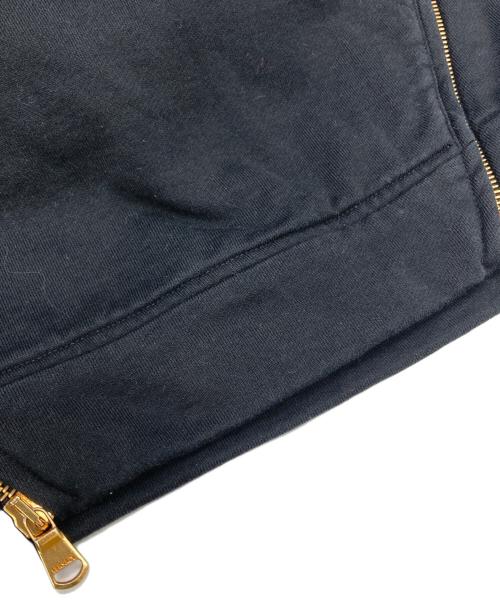 VERSACE（ヴェルサーチェ）VERSACE (ヴェルサーチェ) サイドシップバックプリントパーカー ブラック サイズ:42の古着・服飾アイテム