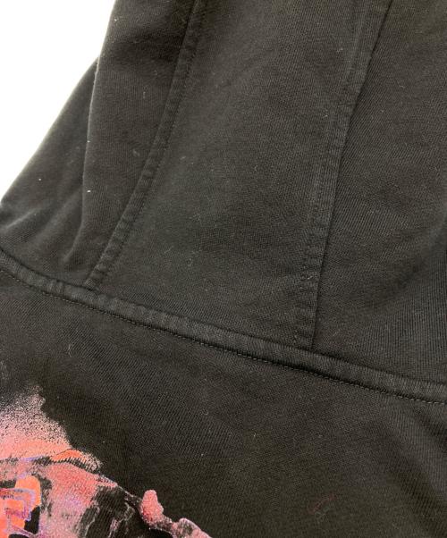 VERSACE（ヴェルサーチェ）VERSACE (ヴェルサーチェ) サイドシップバックプリントパーカー ブラック サイズ:42の古着・服飾アイテム