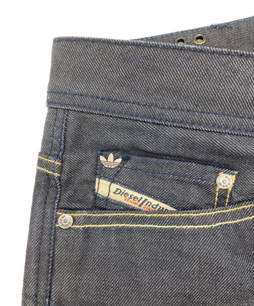 DIESEL（ディーゼル）DIESEL (ディーゼル) adidas (アディダス) デニムパンツ インディゴ サイズ:W32×L30の古着・服飾アイテム
