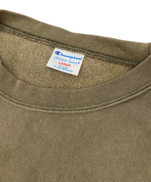 Champion（チャンピオン）Champion (チャンピオン) エルボーパッチリバースウィーブスウェット オリーブ サイズ:Lの古着・服飾アイテム
