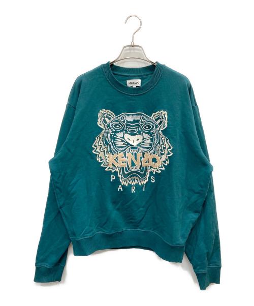 KENZO（ケンゾー）KENZO (ケンゾー) スウェット グリーン サイズ:Lの古着・服飾アイテム