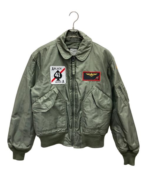 US ARMY（ユーエスアーミー）US ARMY (ユーエスアーミー) CWU 45/P JACKET セージグリーン サイズ:Ｍの古着・服飾アイテム