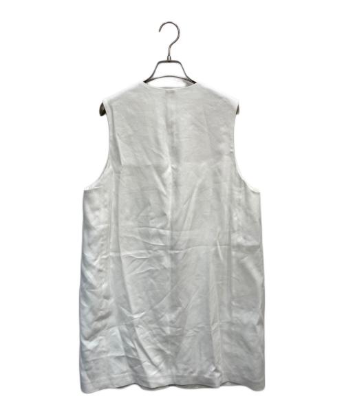 IENA（イエナ）IENA (イエナ) リネンアセテートコクーンジレ ホワイト サイズ:38の古着・服飾アイテム