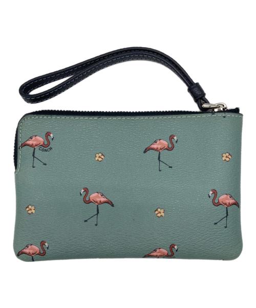 COACH（コーチ）COACH (コーチ) ポーチ スカイブルー サイズ:表記なしの古着・服飾アイテム