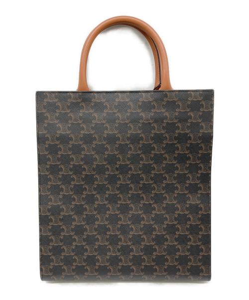 CELINE（セリーヌ）CELINE (セリーヌ) トリオンフ スモール バーティカル カバ トートバッグ サイズ:スモールの古着・服飾アイテム