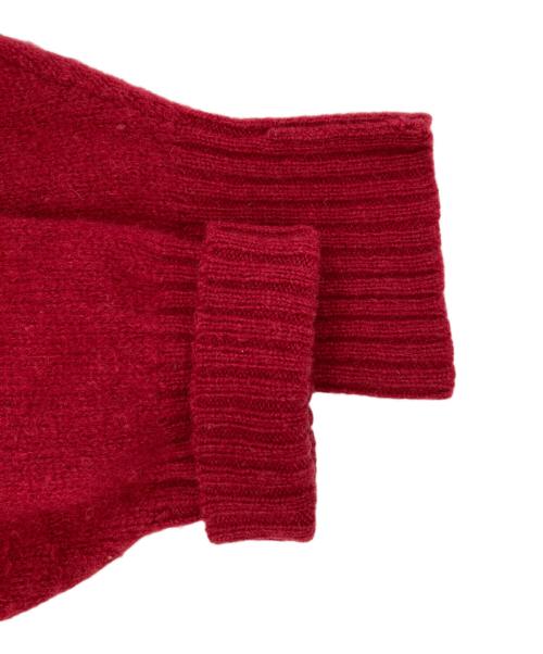 POLO RALPH LAUREN（ポロ・ラルフローレン）POLO RALPH LAUREN (ポロ・ラルフローレン) ラムウールニット レッド サイズ:XXLの古着・服飾アイテム