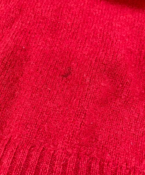 POLO RALPH LAUREN（ポロ・ラルフローレン）POLO RALPH LAUREN (ポロ・ラルフローレン) ラムウールニット レッド サイズ:XXLの古着・服飾アイテム