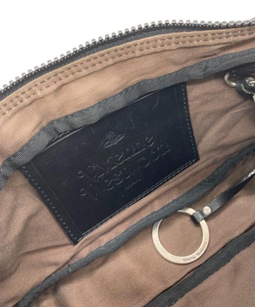 Vivienne Westwood man（ヴィヴィアン ウェストウッド マン）Vivienne Westwood man (ヴィヴィアン ウェストウッド マン) オーブショルダーバッグ ブラックの古着・服飾アイテム