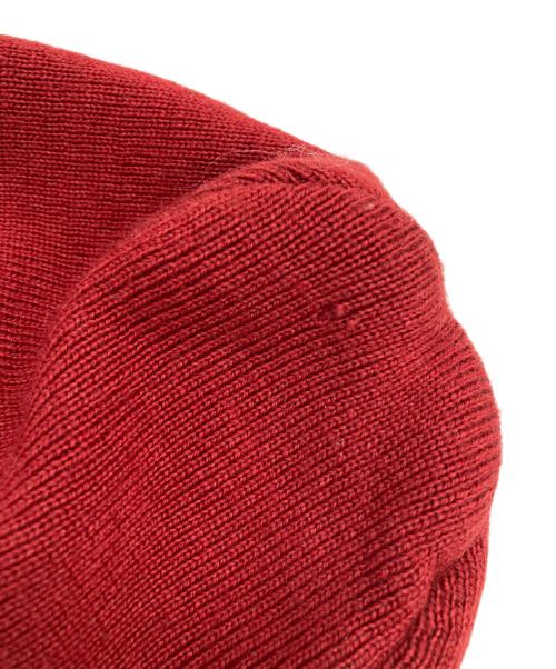 GUCCI（グッチ）GUCCI (グッチ) ニット帽 レッド サイズ:Lの古着・服飾アイテム