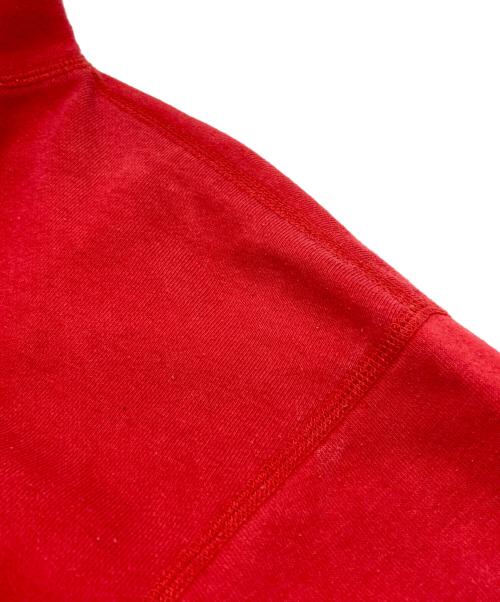 POLO RALPH LAUREN（ポロ・ラルフローレン）POLO RALPH LAUREN (ポロ・ラルフローレン) ポロベアプリントプルオーバーパーカー レッド サイズ:Lの古着・服飾アイテム