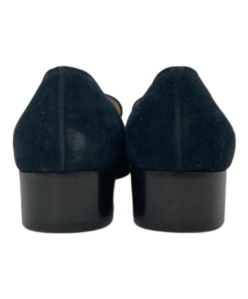 Salvatore Ferragamo（サルヴァトーレ フェラガモ）Salvatore Ferragamo (サルヴァトーレ フェラガモ) スウェードローファー ネイビー サイズ:22.5cmの古着・服飾アイテム