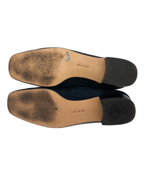 Salvatore Ferragamo（サルヴァトーレ フェラガモ）Salvatore Ferragamo (サルヴァトーレ フェラガモ) スウェードローファー ネイビー サイズ:22.5cmの古着・服飾アイテム