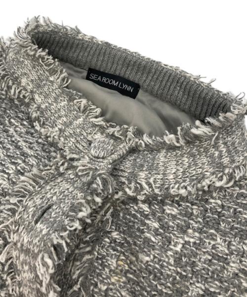 Sea Room lynn（シールームリン）Sea Room lynn (シールームリン) Shine Tweed Knit ジャケット グレー サイズ:FREEの古着・服飾アイテム