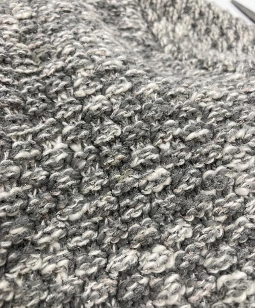 Sea Room lynn（シールームリン）Sea Room lynn (シールームリン) Shine Tweed Knit ジャケット グレー サイズ:FREEの古着・服飾アイテム