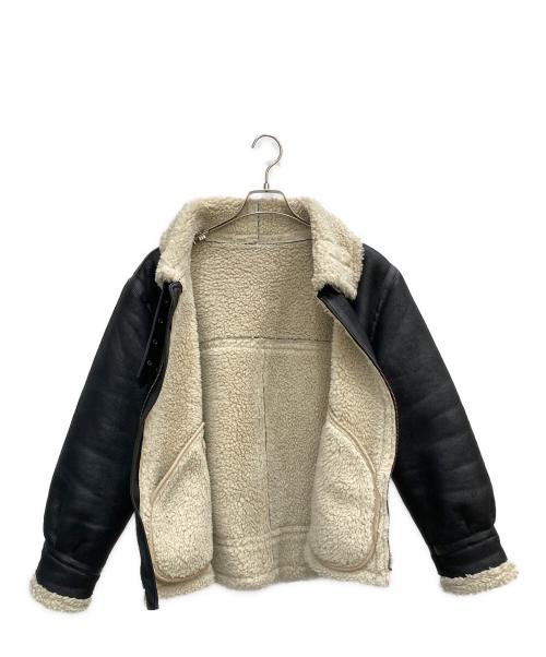 UNGRID（アングリッド）UNGRID (アングリッド) フェイクムートンボアブルゾン ブラック サイズ:Mの古着・服飾アイテム