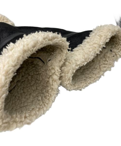 UNGRID（アングリッド）UNGRID (アングリッド) フェイクムートンボアブルゾン ブラック サイズ:Mの古着・服飾アイテム