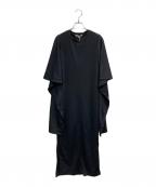 UN3D.アンスリード）の古着「ケープスリーブワンピース」｜ブラック