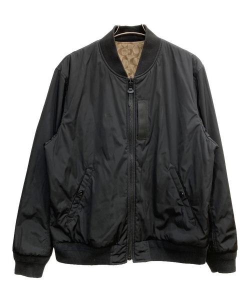 COACH（コーチ）COACH (コーチ) SIGNATURE MA-1 JACKET ベージュ サイズ:表記なしの古着・服飾アイテム