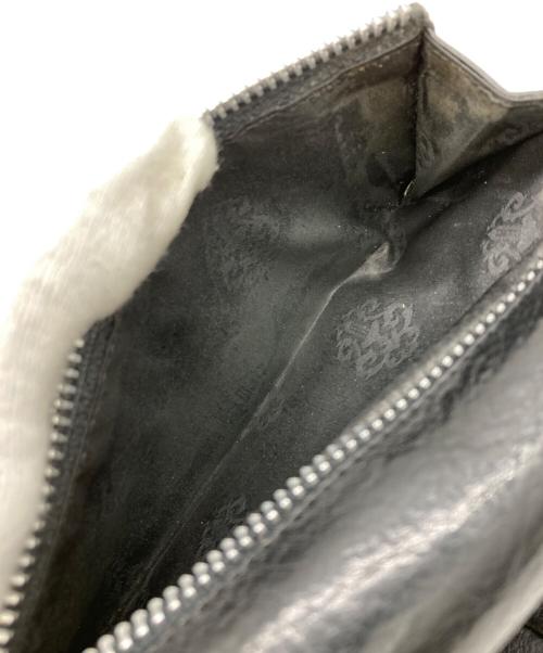CHROME HEARTS（クロムハーツ）CHROME HEARTS (クロムハーツ) ウェーブウォレット ブラックの古着・服飾アイテム