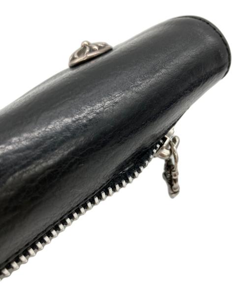 CHROME HEARTS（クロムハーツ）CHROME HEARTS (クロムハーツ) ウェーブウォレット ブラックの古着・服飾アイテム