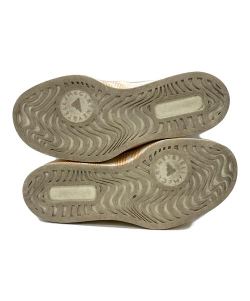 adidas（アディダス）adidas (アディダス) STELLA McCARTNEY (ステラマッカートニー) スリッポン アイボリー サイズ:US6/UK51/2/FR38 2/3/24cmの古着・服飾アイテム