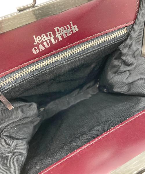 Jean Paul GAULTIER（ジャンポールゴルチェ）Jean Paul GAULTIER (ジャンポールゴルチェ) ニューローズがま口ショルダーバッグ ボルドー サイズ:表記なしの古着・服飾アイテム