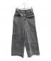 ANDWANG（アンドワン）の古着「Back Cutout Denim Pants」｜グレー
