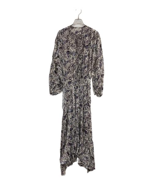 ISABEL ETOILE MARANT（イザベル）isabel etoile marant (イザベル) 総柄ワンピース ホワイト サイズ:表記なしの古着・服飾アイテム