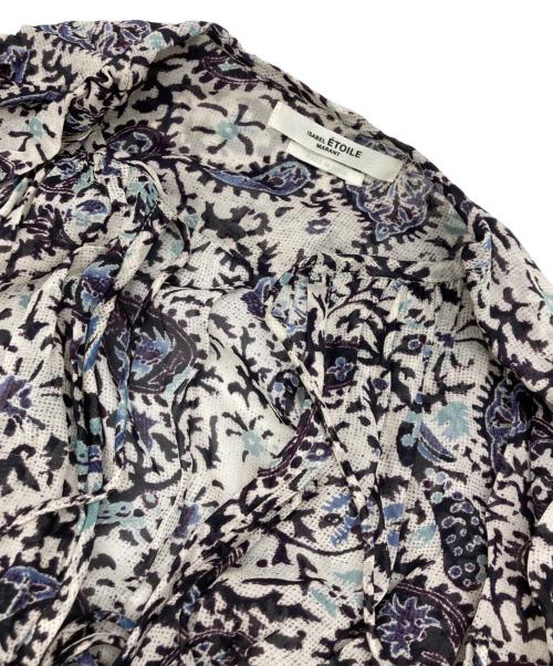 ISABEL ETOILE MARANT（イザベル）isabel etoile marant (イザベル) 総柄ワンピース ホワイト サイズ:表記なしの古着・服飾アイテム