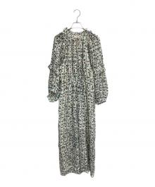 ISABEL ETOILE MARANT（イザベル）の古着「総柄ワンピース」｜ホワイト