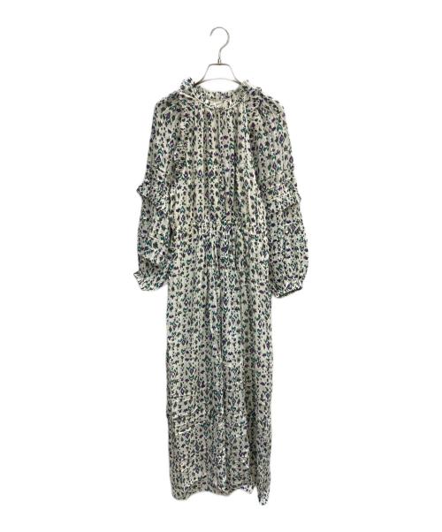 ISABEL ETOILE MARANT（イザベル）isabel etoile marant (イザベル) 総柄ワンピース ホワイト サイズ:34の古着・服飾アイテム