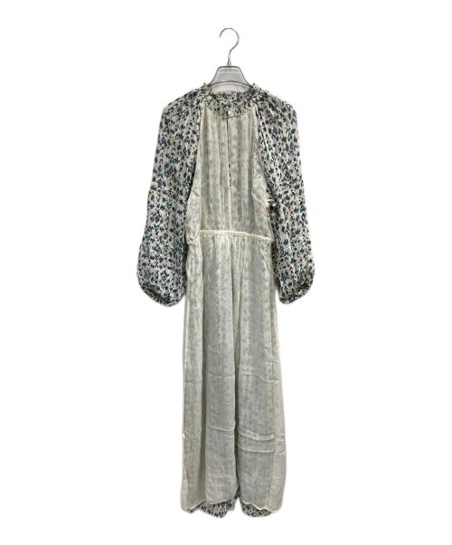 ISABEL ETOILE MARANT（イザベル）isabel etoile marant (イザベル) 総柄ワンピース ホワイト サイズ:34の古着・服飾アイテム