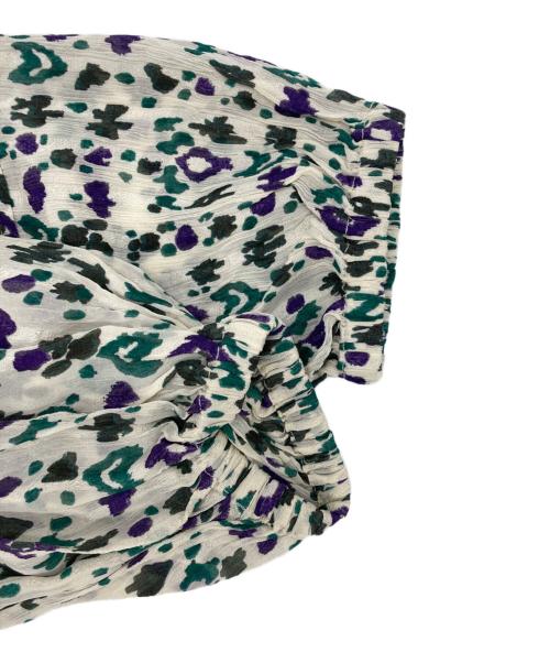 ISABEL ETOILE MARANT（イザベル）isabel etoile marant (イザベル) 総柄ワンピース ホワイト サイズ:34の古着・服飾アイテム
