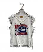 Hysteric Glamourヒステリックグラマー）の古着「HG LEAGUE Tシャツ」｜ホワイト