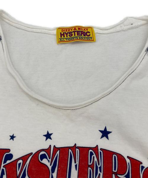 Hysteric Glamour（ヒステリックグラマー）Hysteric Glamour (ヒステリックグラマー) HG LEAGUE Tシャツ ホワイト サイズ:FREEの古着・服飾アイテム