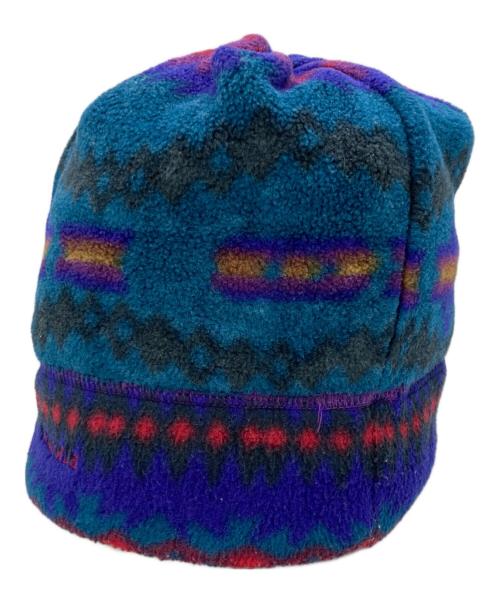 Patagonia（パタゴニア）Patagonia (パタゴニア) サカジャウィア柄フリースキャップ パープル サイズ:Lの古着・服飾アイテム