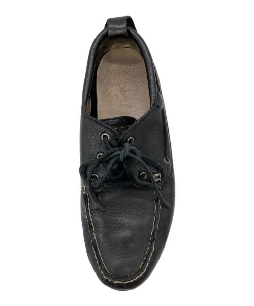 POLO RALPH LAUREN（ポロ・ラルフローレン）POLO RALPH LAUREN (ポロ・ラルフローレン) デッキシューズ ブラック サイズ:28cmの古着・服飾アイテム