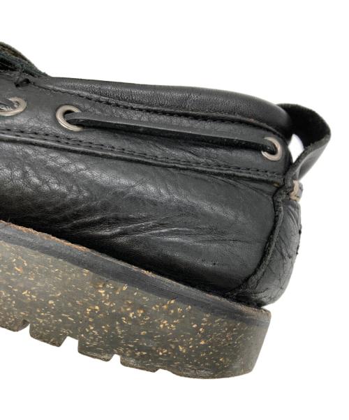 POLO RALPH LAUREN（ポロ・ラルフローレン）POLO RALPH LAUREN (ポロ・ラルフローレン) デッキシューズ ブラック サイズ:28cmの古着・服飾アイテム