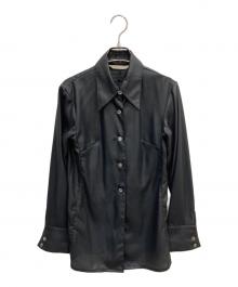hysterics（ヒステリックス）の古着「オールドサテンシャツ」｜ブラック