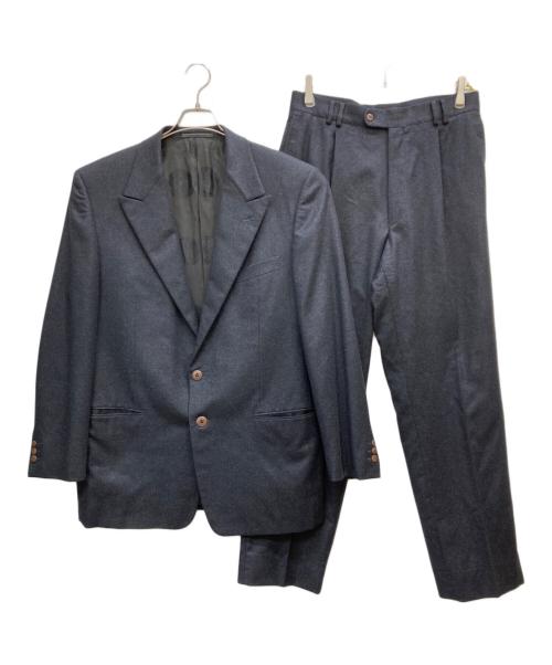 GIANNI VERSACE（ジャンニ・ヴェルサーチ）GIANNI VERSACE (ジャンニ・ヴェルサーチ) セットアップスーツ ネイビー サイズ:FREEの古着・服飾アイテム