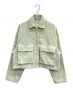 Oriens JOURNAL STANDARDオリエンス ジャーナルスタンダード）の古着「コーデュロイショートジャケット」｜黄緑