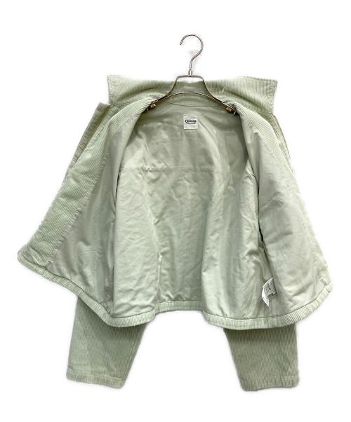 Oriens JOURNAL STANDARD（オリエンス ジャーナルスタンダード）Oriens JOURNAL STANDARD (オリエンス ジャーナルスタンダード) コーデュロイショートジャケット 黄緑 サイズ:Fの古着・服飾アイテム