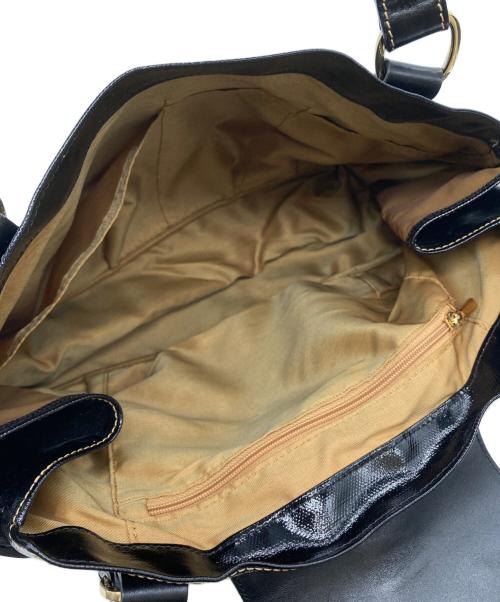 LONGCHAMP（ロンシャン）LONGCHAMP (ロンシャン) ハンドバッグ ブラック サイズ:表記なしの古着・服飾アイテム