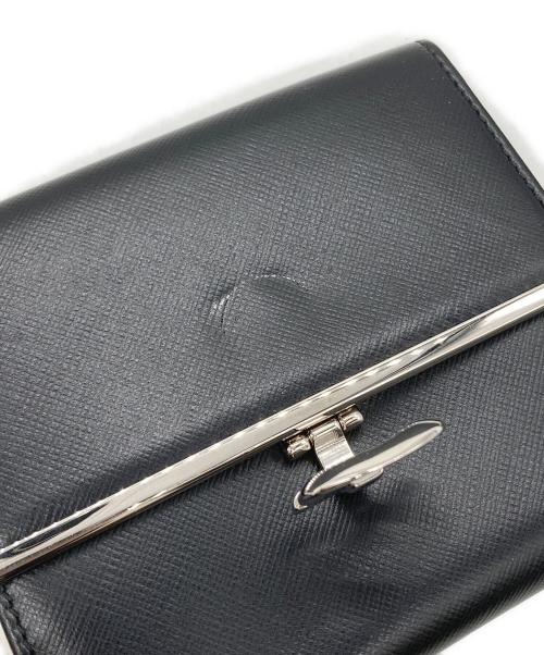 Salvatore Ferragamo（サルヴァトーレ フェラガモ）Salvatore Ferragamo (サルヴァトーレ フェラガモ) ガンチーニ2つ折り財布 ブラック サイズ:表記なしの古着・服飾アイテム