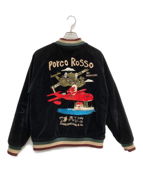 STUDIO D'ARTISAN&SA（ステュディオダルチザンアンドＳＡ）STUDIO D'ARTISAN&SA (ステュディオダルチザンアンドＳＡ) スカジャン ブラック サイズ:Mの古着・服飾アイテム