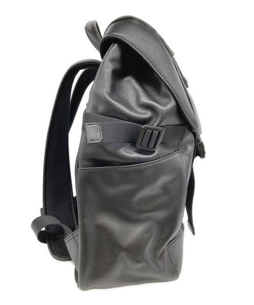 BRAUN BUFFEL（ブラウンビュッフェル）BRAUN BUFFEL (ブラウンビュッフェル) レザーリュック ブラックの古着・服飾アイテム