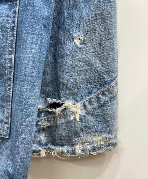 SAINT MICHAEL（セントマイケル）SAINT MICHAEL (セントマイケル) HEART TAG COVERALL インディゴ サイズ:Mの古着・服飾アイテム