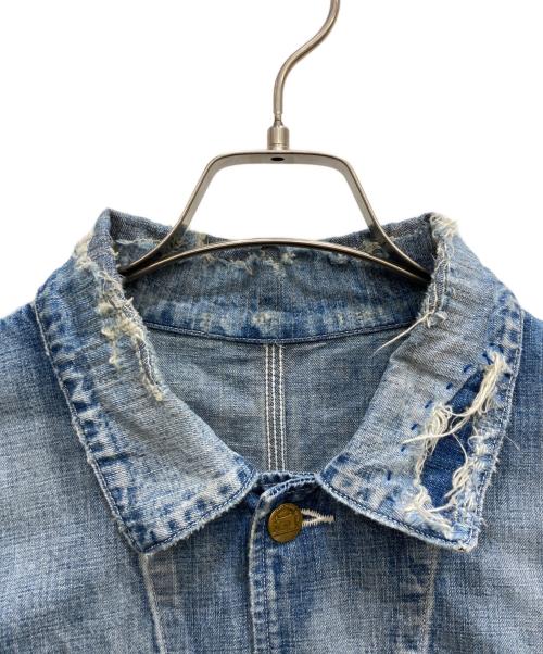 SAINT MICHAEL（セントマイケル）SAINT MICHAEL (セントマイケル) HEART TAG COVERALL インディゴ サイズ:Mの古着・服飾アイテム